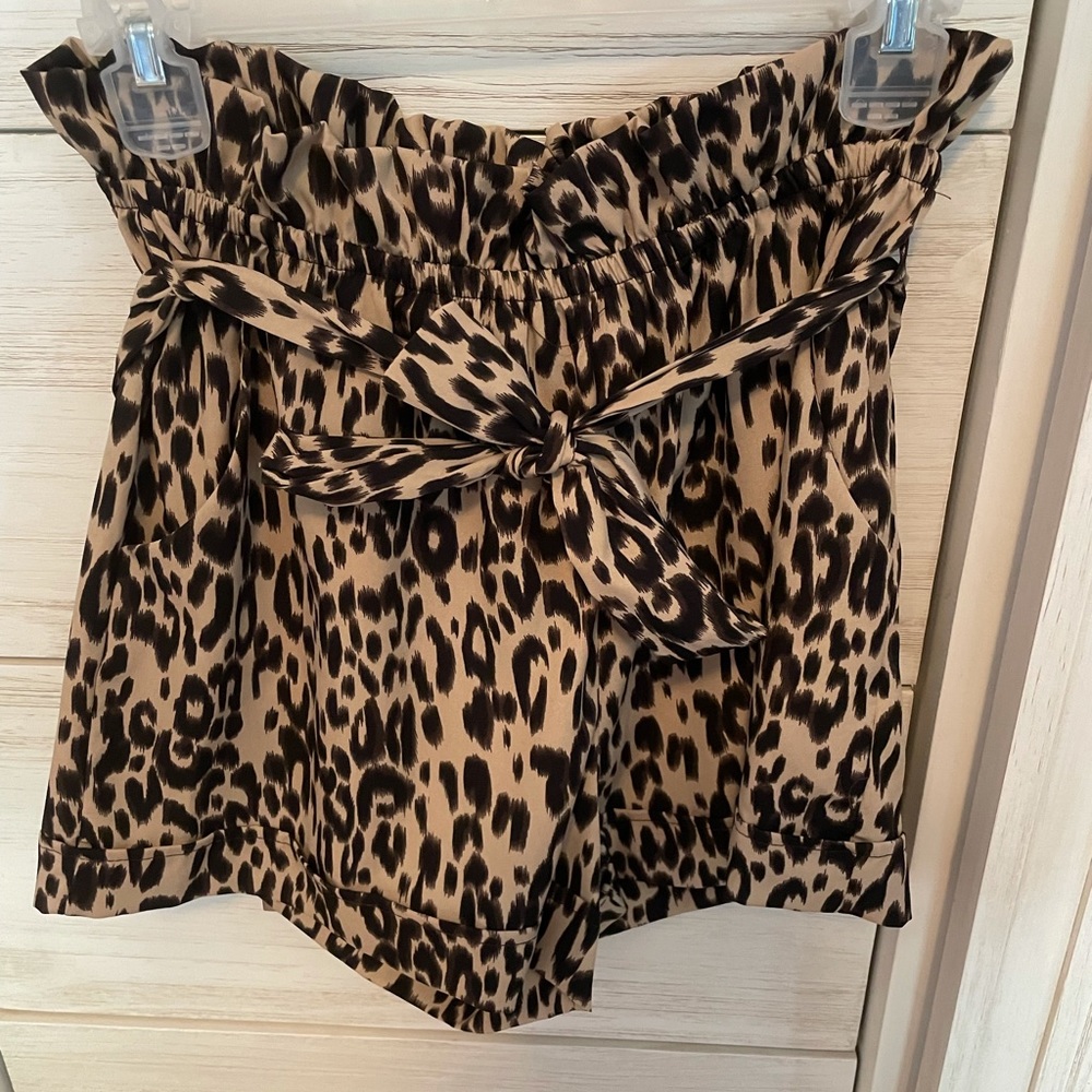 Leopard shorts